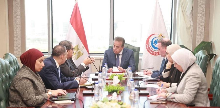 وزير الصحة يبحث مع إي فاينانس وإي هيلث سبل التعاون في الخدمات الصحية